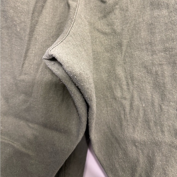 Green Old Navy Tapered Linen Pants Large - Picture 4 of 4